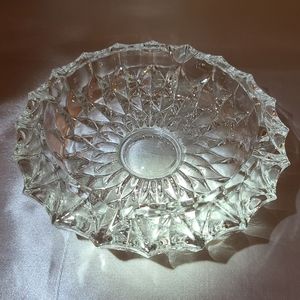 Vintage Rossini Cut Crystal Cigar Ashtray